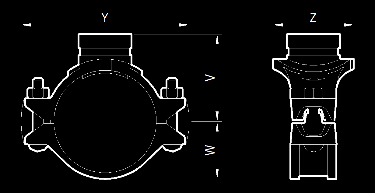 Grooved Mechanical Tee